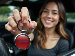 Suzuki Llaveros Personalizados Brillantes Metal